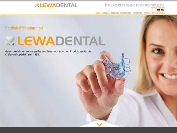 WebDesign von LewaDental in Remchingen by KAHRU it web grafik